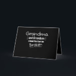 Invitation Grand-mère et Grandson A Bond That<br><div class="desc">Grand-mère et Grandson A Bond That</div>
