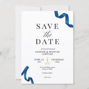 Invitation Grand ouverture Enregistrer la date 