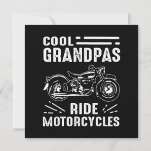 Invitation Grand Père Biker