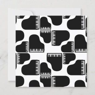 Invitation Grand Pianos Musique Piano Art à thème COULEUR PER