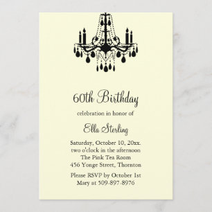 Invitation grande d'anniversaire de salle de bal