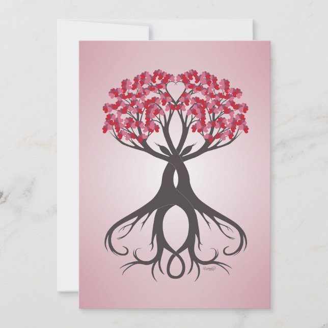 Invitation Grandir ensemble avec l'invitation de l'amour (Devant)