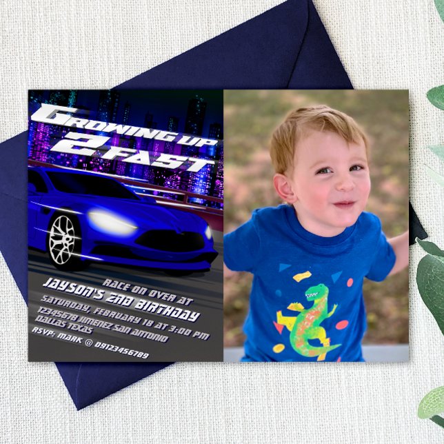 Invitation Grandir trop vite - Course (Créateur téléchargé)