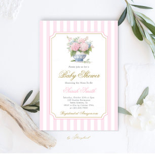 Invitation Grandmillennial Baby shower Girl