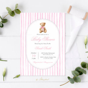 Invitation Grandmillennial Oear Baby shower Girl