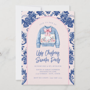 Invitation Grandmillennial Ugly Christmas Sweat Party