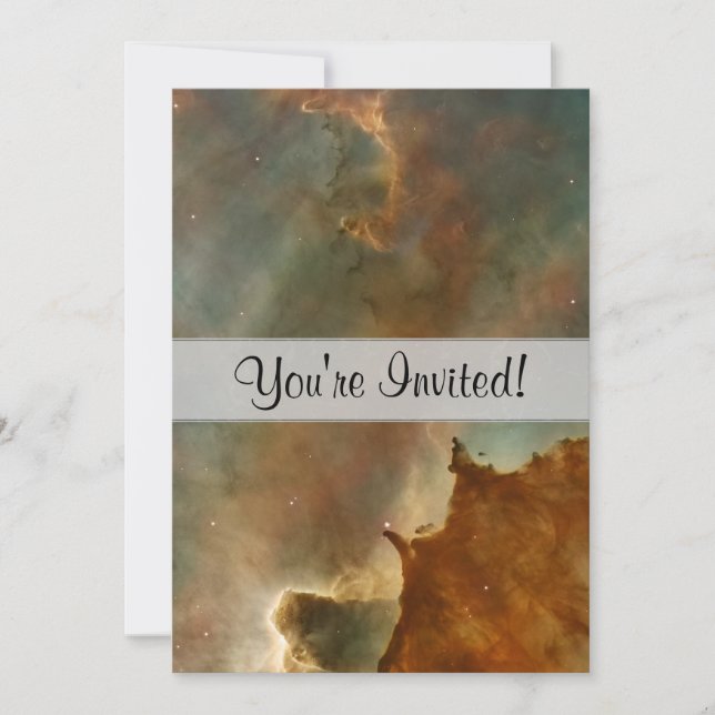 Invitation Grands nuages de la Corina Nebula (Devant)