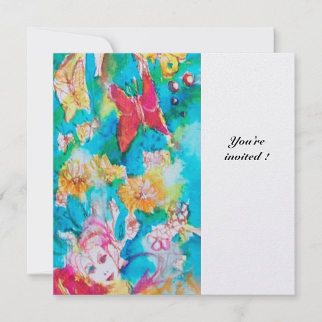 Invitation GRAPE FAIRY TALE 2 glace métallique (Devant)