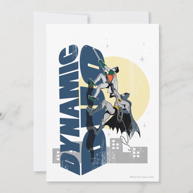 Invitation Graphique dynamique Duo (Devant)