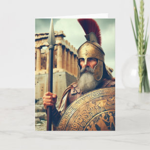 Invitation Grec Worrior