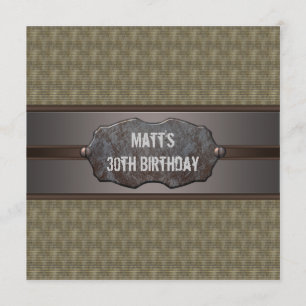 Invitation Green Metal Mans fête son 30e anniversaire