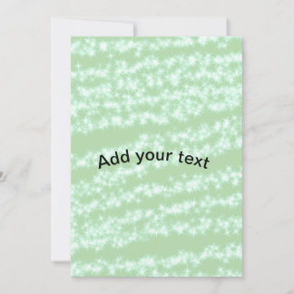Invitation Green pastel glitter sparkle name text boho retro
