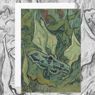 Invitation Green Peacock (Empereur) Moth de Vincent van Gogh