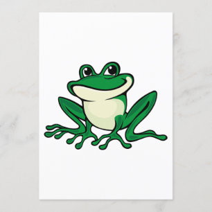 Invitation Grenouille verte