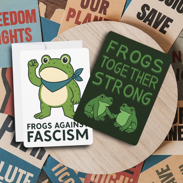 Invitation Grenouilles Contre le Fascisme Manifestation de Gr (Créateur téléchargé)