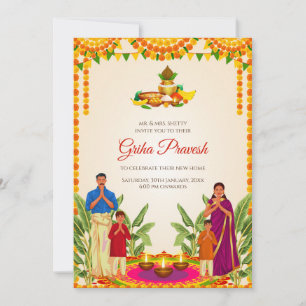 Invitation Grihapravesh et invitations Gruhapraves