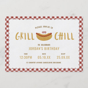 Invitation Grill et Chill