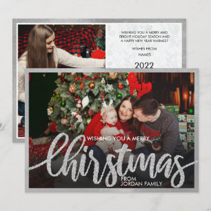 Invitation Grille de quatre photos uniques 4 Collage de photo