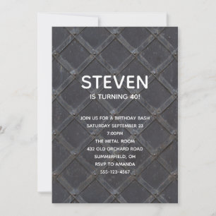 Invitation Grille métallique en fer Cadre en treillis Anniver