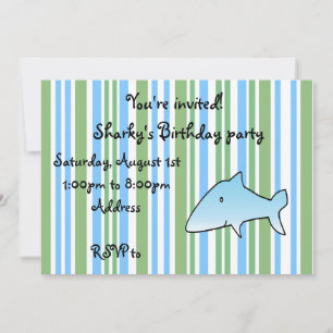Invitation Grilles modernes vertes, bleues et blanches avec b
