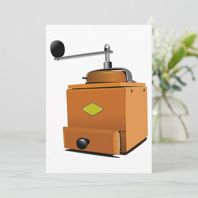 Invitation Grinder de café classique (Créateur téléchargé)