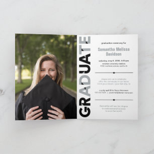 Invitation Gris argenté Gros Gras Gras Lettres Angle-Coupe Gr