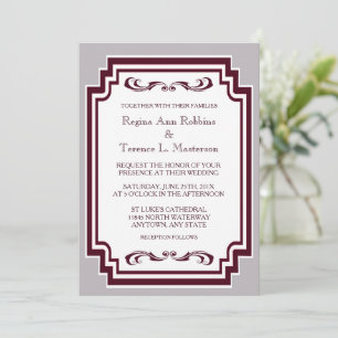 Invitation Gris blanc de Bourgogne