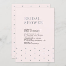 Gris et rose pâle | Fête des mariées moderne chic