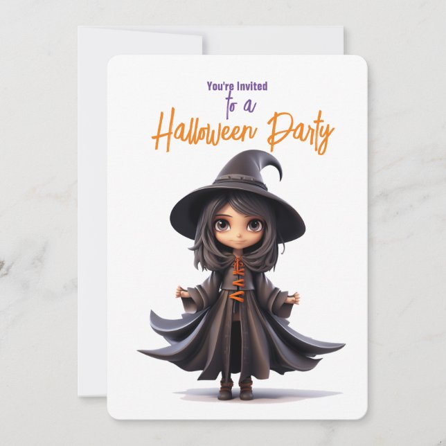 INVITATION GROG YED WITCH HALLOWEEN PARTY (Devant)