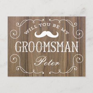 Invitation Groomsman Groomsmen