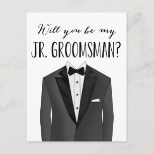 Invitation Groomsman junior de Tuxedo  Groomsman