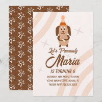 Groovy Puppy Anniversaire Fête des Pattes Animal d