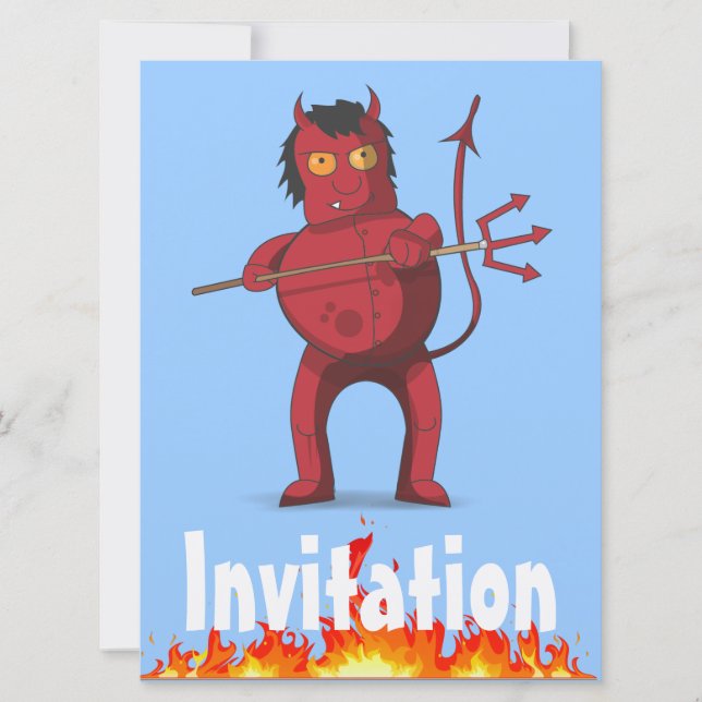 Invitation gros diable (Devant)