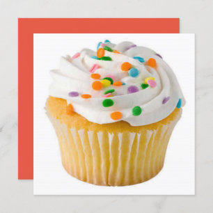 Invitation Grosse Cupcake populaire