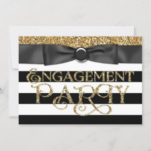 Invitation Groupe d'engagement Black and Gold