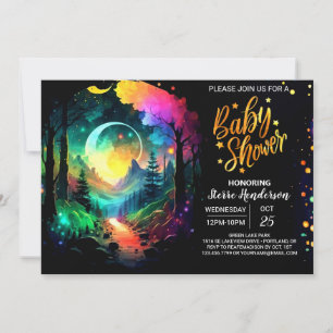 Invitation Grove Timberland dans le Baby shower des bois