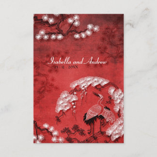 Invitation Grues 2 d'Oriental