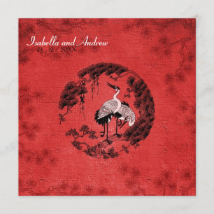 Invitation Grues 3 d'Oriental