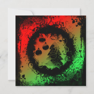 Invitation Grunge Christmas