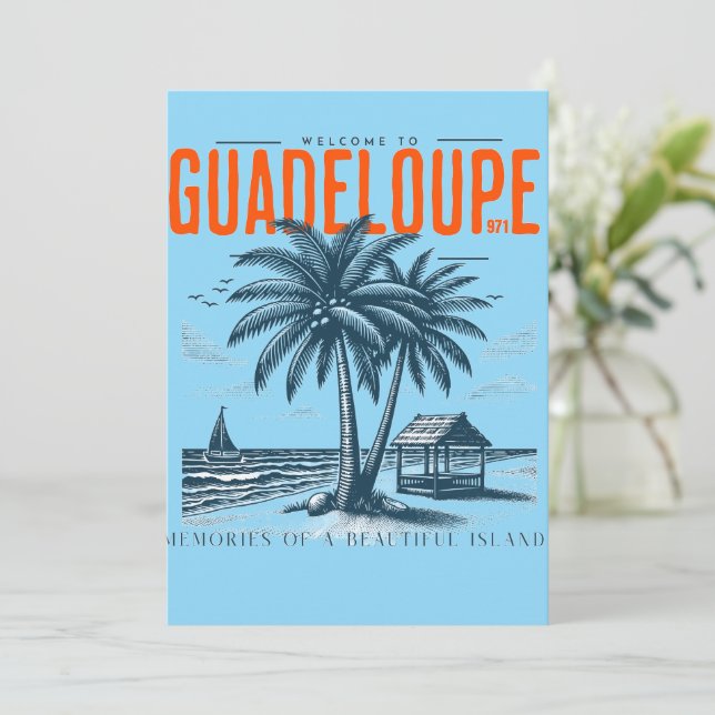 Invitation Guadeloupe 971: Souvenirs Tropicales  (Debout devant)