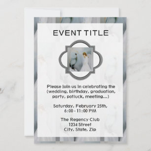 Invitation Guardian Angel and White Owl