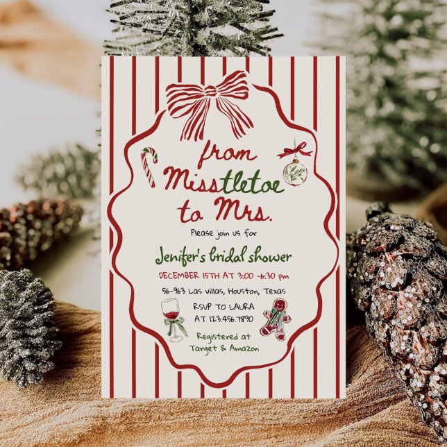 Invitation Gui de gui à Mrs Lavis Mariage Fête (Créateur téléchargé)