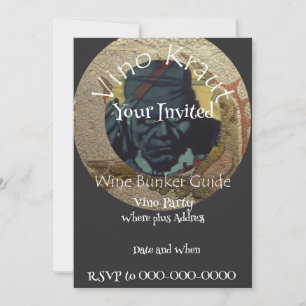 Invitation Guide de la fête du vin Vino Vin Bunker