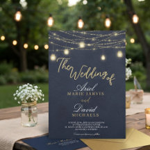 Guirlande Lumineuse Bleue Rustique Mariage Romanti