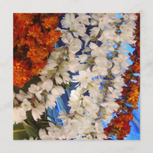 Invitation Guirlandes Inde de fleur