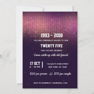 Invitation Guirlandes modernes