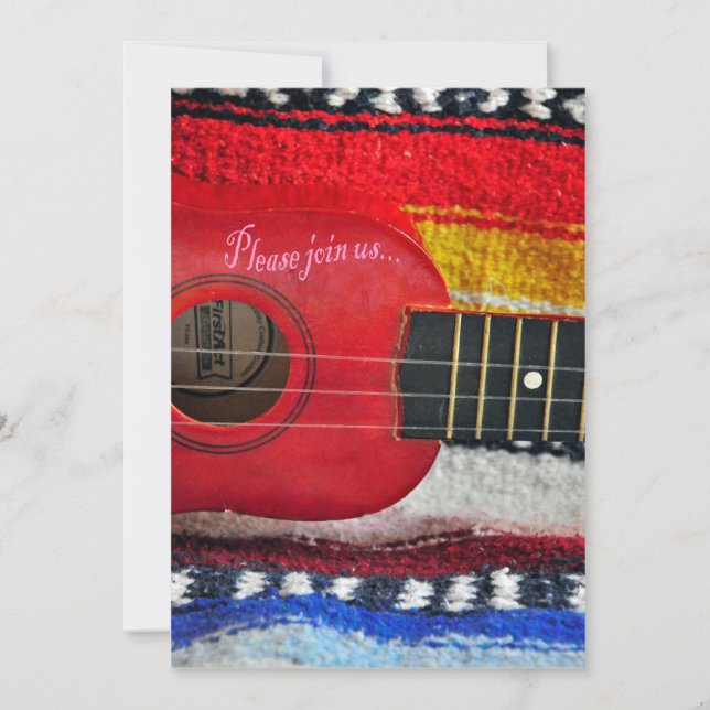 Invitation Guitar Cinco De Mayo (Devant)