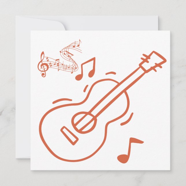 Invitation guitare (Devant)