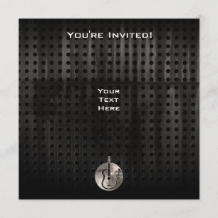 Invitation Guitare acoustique robuste