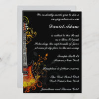 Invitation guitare Bar Mitzvah